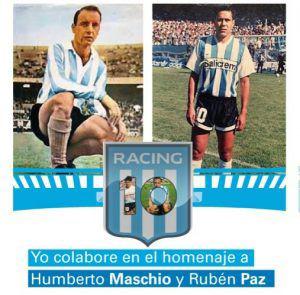 Homenaje al Racing Club de Montevideo por su 100 años