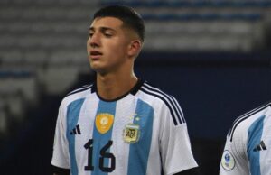 Escudero, a la Selección Sub 20 rodeado de figuras