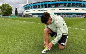 Preocupación en Racing por el tobillo de Nardoni