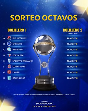 sorteo octavos Copa Sudamericana