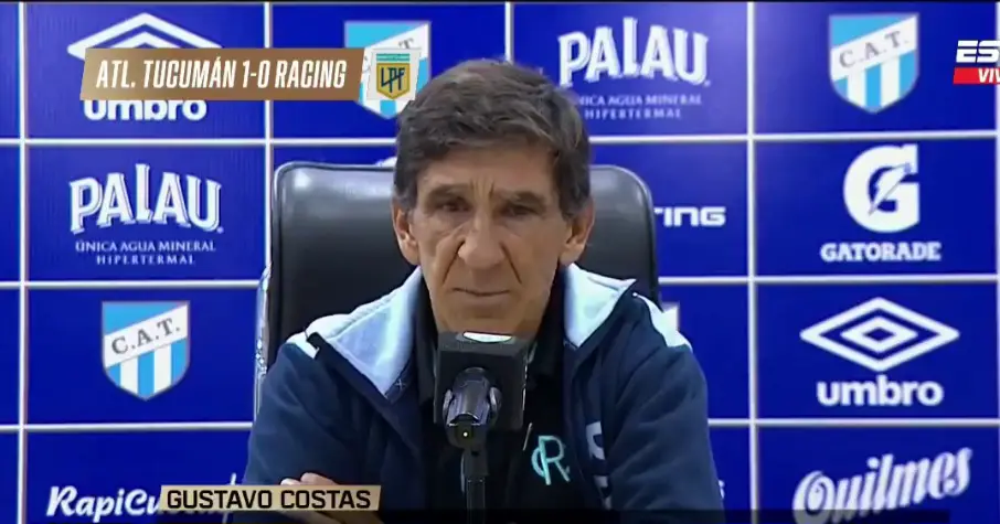 Gustavo Costas en Racing y mucho malestar