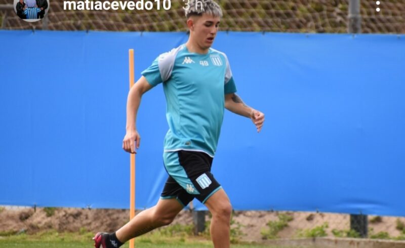 Racing juveniles concentrados Boca