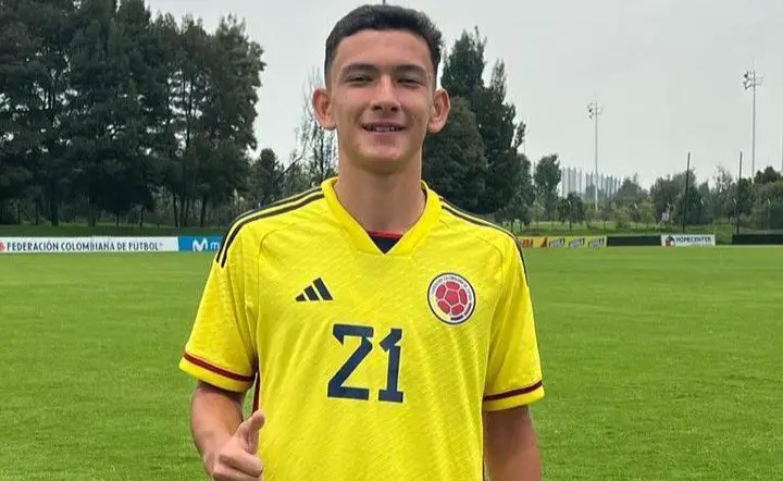 Racing juvenil selección Colombia