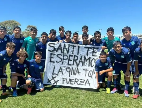 El lindo gesto por la grave lesión de un juvenil de Racing