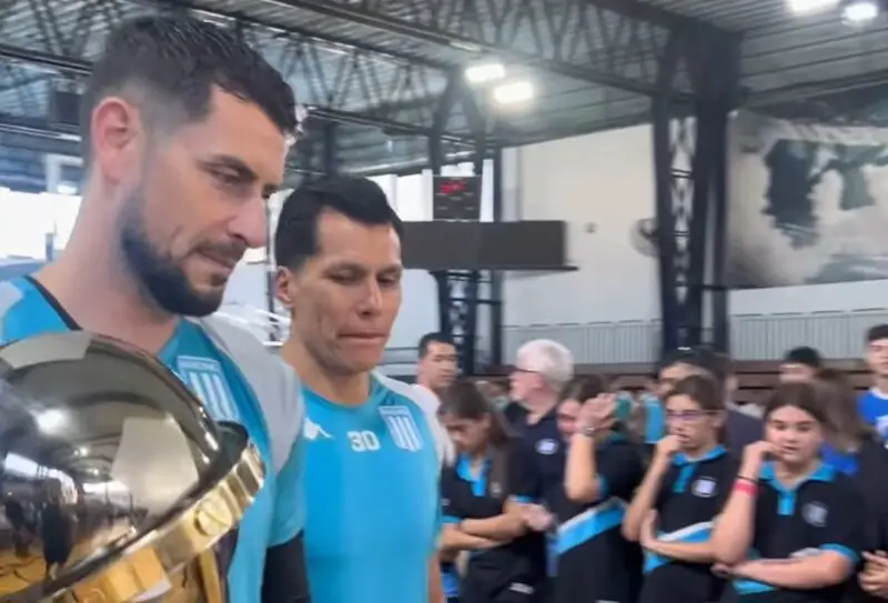 Racing recibimiento campeón