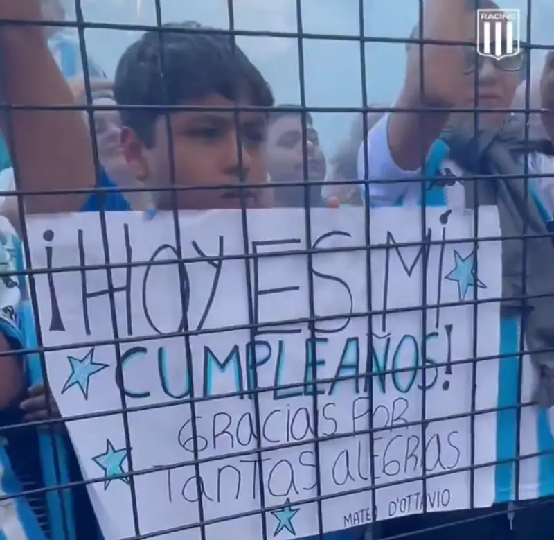 Racing recibimiento hinchas Rosario