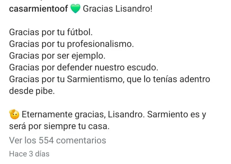 Racing Licha López Sarmiento 