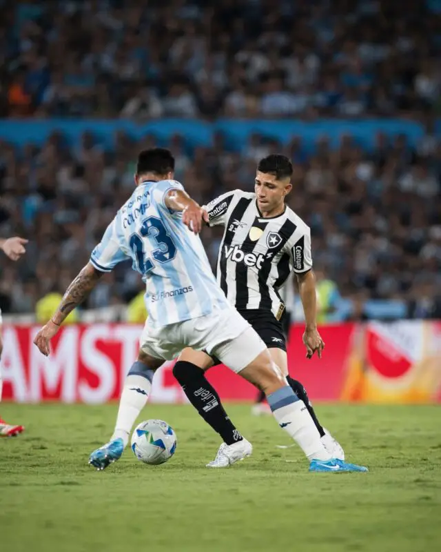 El uno x uno de Racing con Botafogo 