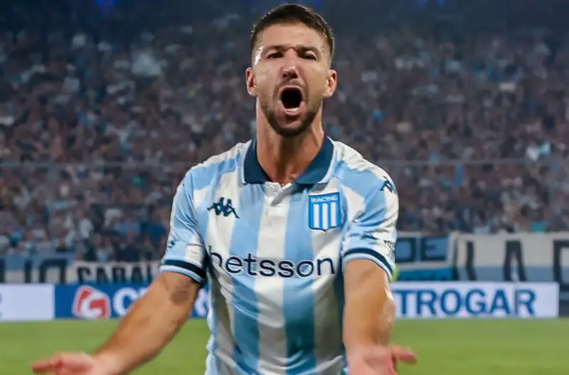 Solari con Vietto en Racing Boca