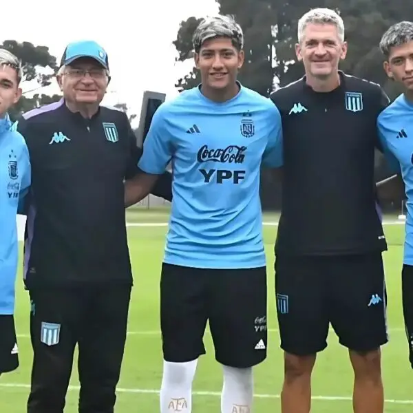 Más actividad para los pibes de Racing de Selección