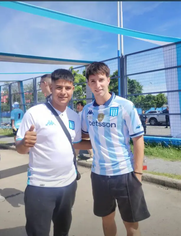 Baltasar presente en el banderazo previo al clásico